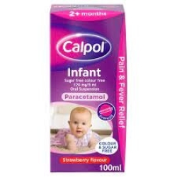 Calpol Infant Susp S/F Col/F 120ml
